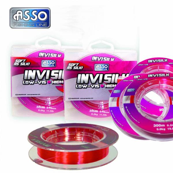 ASSO INVISILK 300M 0,22MM 8,1KG