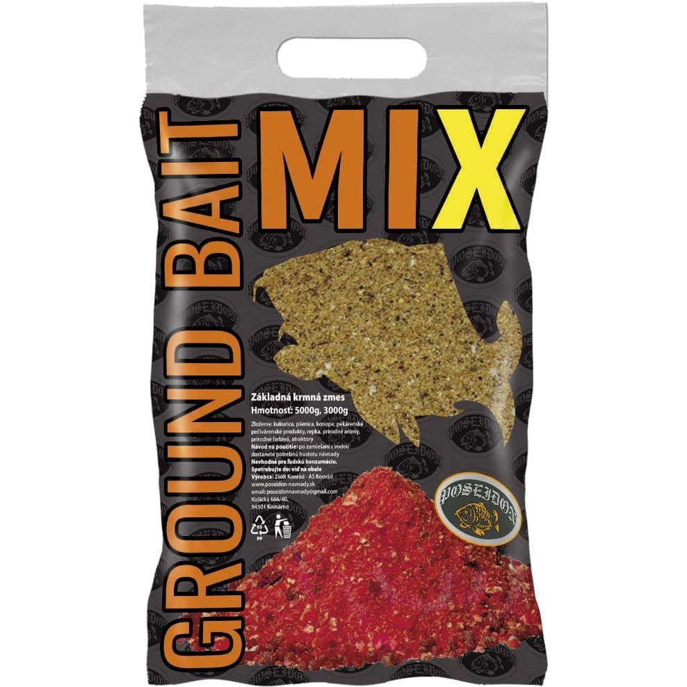 POSEIDON BAITS GROUND BAIT MIX 5KG JAHODA