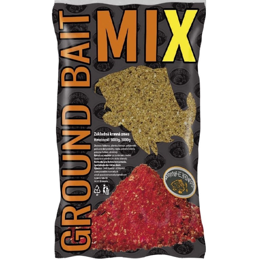 POSEIDON BAITS GROUND BAIT MIX 3KG SLADKÁ KUKURICA